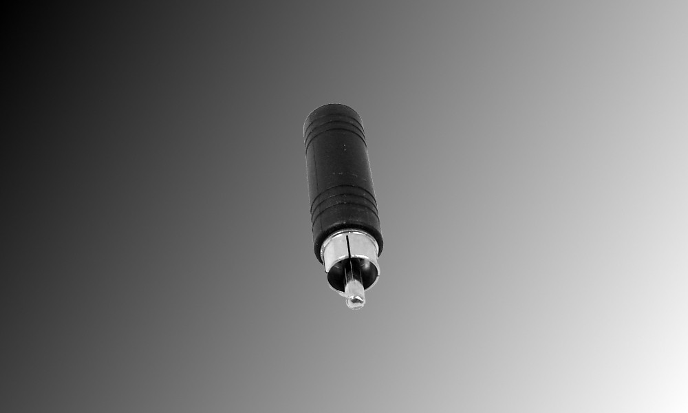 PROJECT Adapter 1 x Jackbuchse 6.3mm - 1 x Cinchstecker