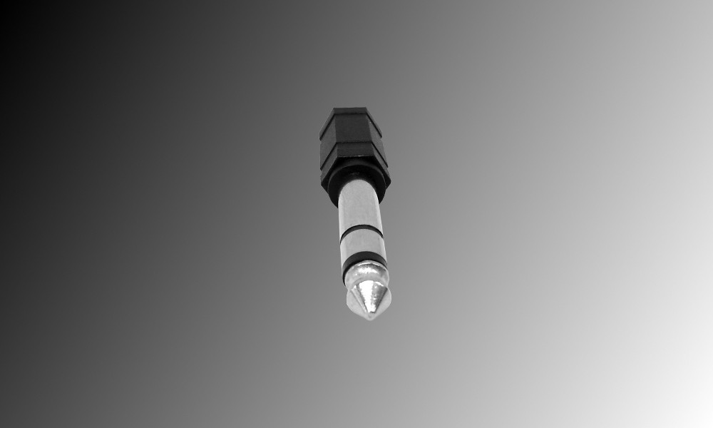 PROJECT Adapter 1 x Stereo Minijackbuchse 3.5mm - 1 x Stereo Jackstecker 6.3mm