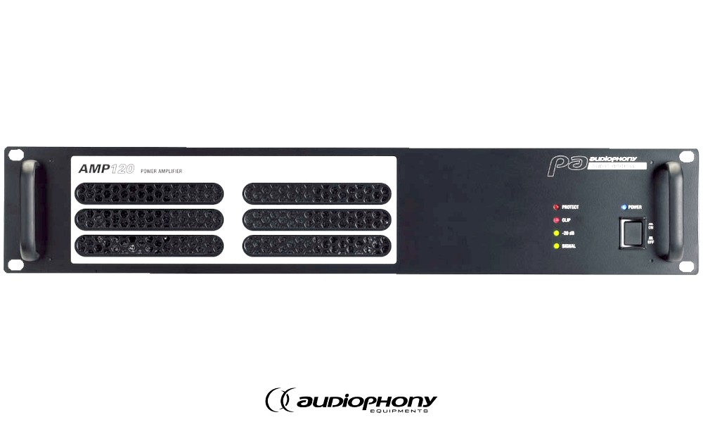 AUDIOPHONY AMP120 1-Kanal Endstufe 120W - 70V/100V/4 Ohm