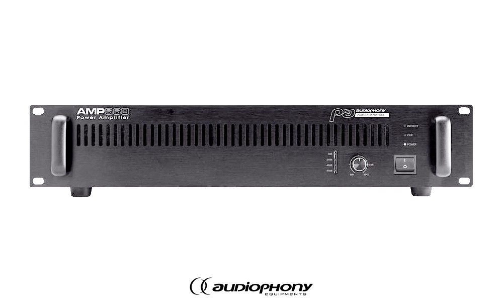 AUDIOPHONY AMP660 1-Kanal Endstufe 660W - 70V/100V/4Ω