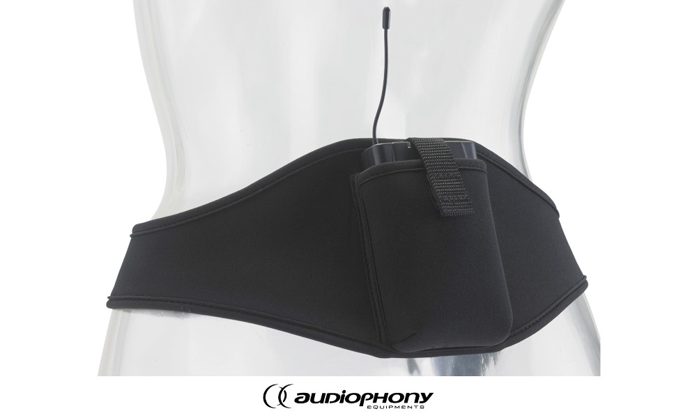 AUDIOPHONY BODYPOCKET Neopren-Gürteltasche für UHF-Sender