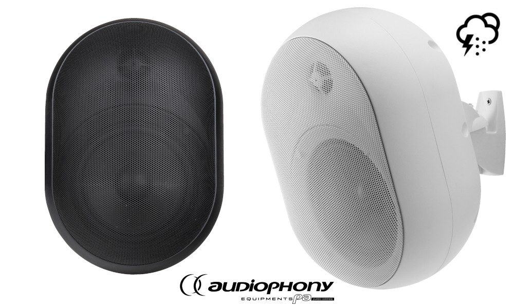 AUDIOPHONY JAVA530 Passiv 2-Weg Lautsprecher 30W RMS, 16Ω, Hi-Z/100V, IP55, pro Paar