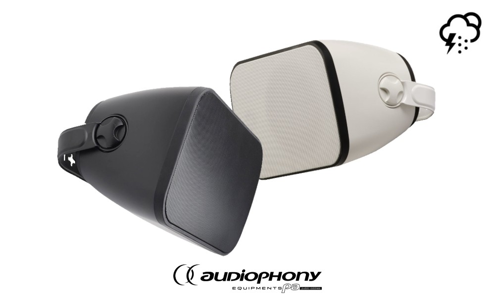 AUDIOPHONY ONDE660 Wetterfester 2-Weg Lautsprecher 60W, 8Ω, 100V, IP65