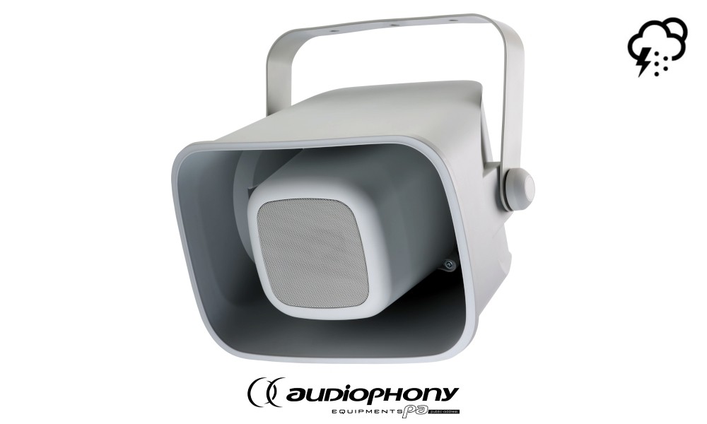 AUDIOPHONY PHP660 Wetterfester 2-Weg Soundprojektor 60W, 100V, IP55
