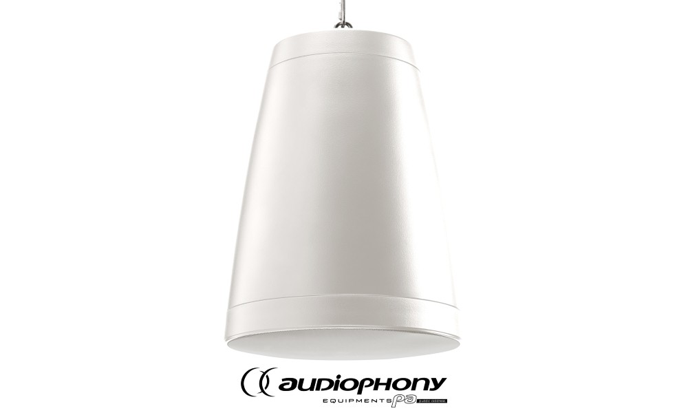 AUDIOPHONY SHP880W Decken-Hänge-Lautsprecher weiss, 2-Weg-System 80W, 8Ω/70V/100V