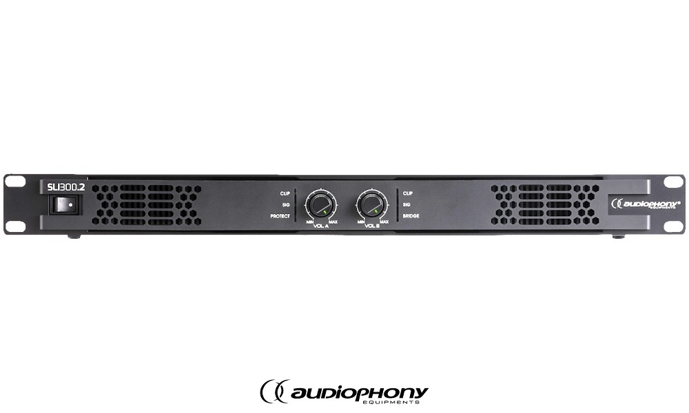 AUDIOPHONY SLI300.2  2-Kanal Digital-Endstufe 2 x 270W RMS/4Ω