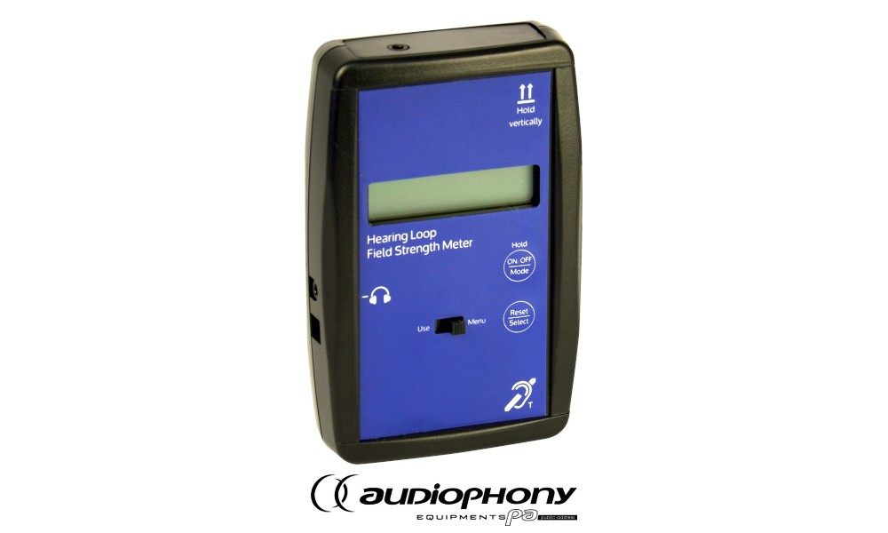 AUDIOPHONY BM-SCAN Messgerät für die Kalibrierung, Funktion, Messung, magnetischer Induktions-Anlagen nach Norm IEC 60118-4