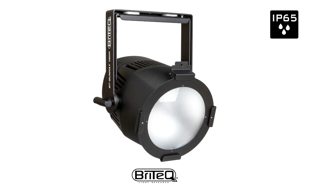 BRITEQ BT-SUNRAY 130R LED-Projektor 130W , 1700K-3000K, Amberdrift, DMX, 15°/35°, IP65