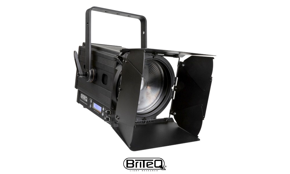 BRITEQ BT-THEATRE 400TW LED-Projektor 400W, 2800K-6000K, Fresnel, 11°-56°, manual zoom