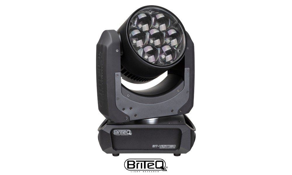 BRITEQ BT-VERTIGO Moving Head 7x60W RGBL, motorisierter Zoom 4°-45°