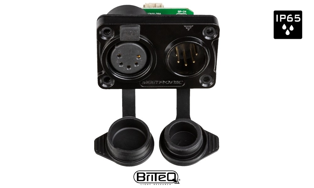 BRITEQ BT-XLR3TO5 COMBIKIT Umrüst-Combiset 3pol- auf 5pol-XLR, IP65