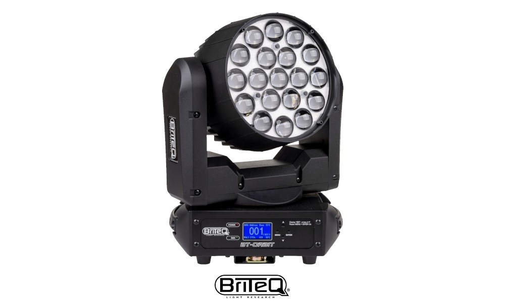 BRITEQ BT-ORBIT LED-Moving Head 19x15W RGBW