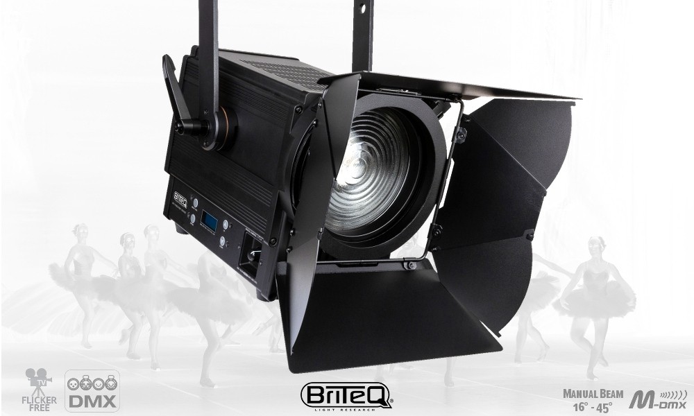 BRITEQ BT-THEATRE 100MZ LED Fresnel Projektor 100W, manual Zoom