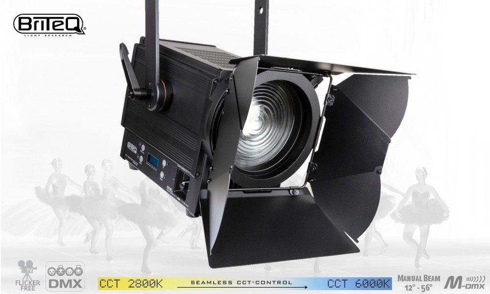 BRITEQ BT-THEATRE 200TW LED Fresnel Projektor 200W - manual Zoom