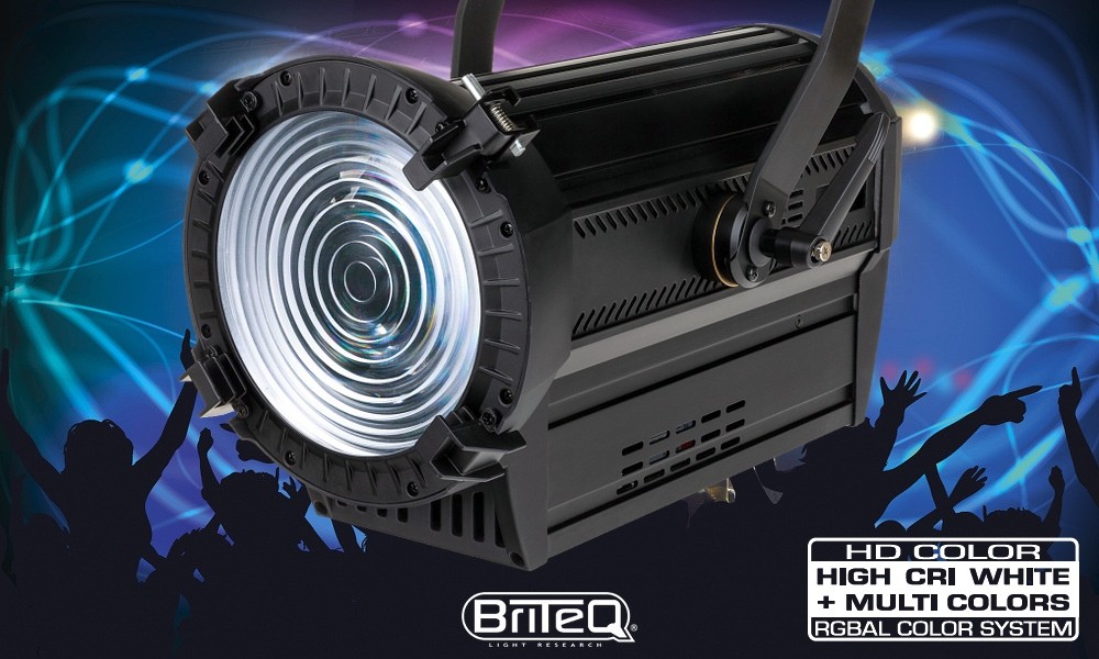 BRITEQ BT-THEATRE HD2 Zoom RGBAL LED Fresnel Projektor 200W, motorized Zoom