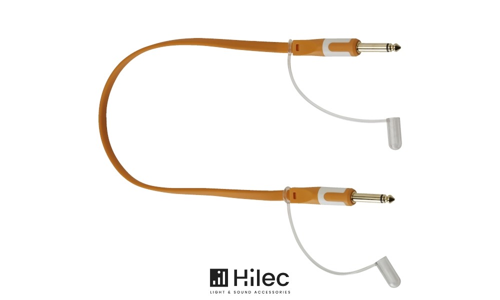 HILEC CFLAT-JMJM Flachband-Audiokabel Mono Jack - Mono Jack, gerade, 6.3mm