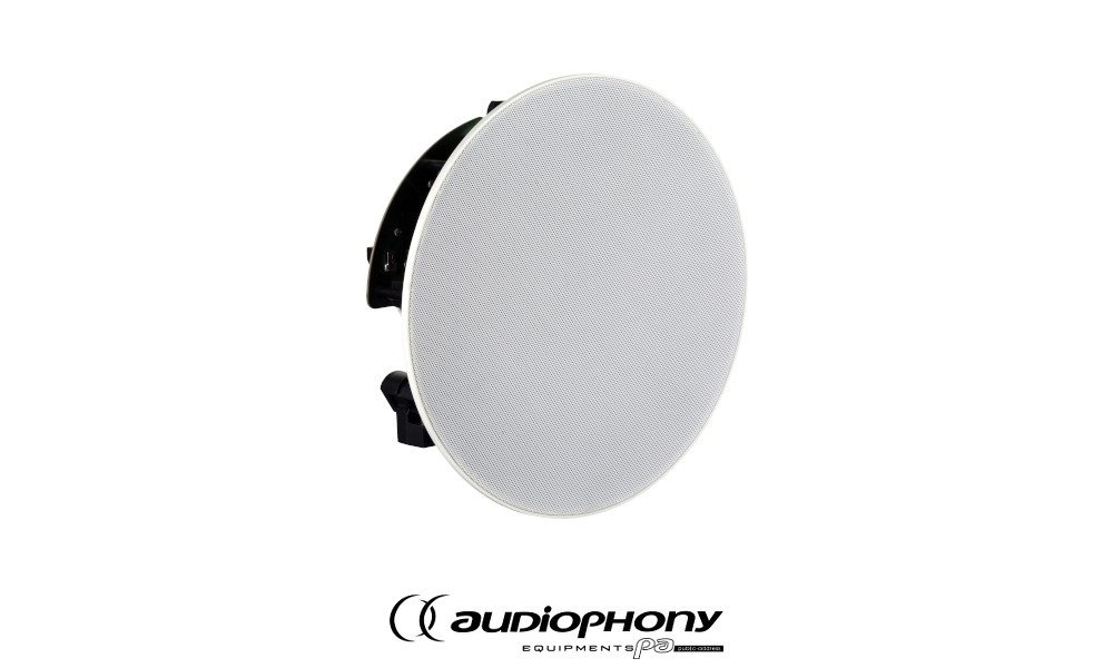 AUDIOPHONY CHP630 Decken-Lautsprecher 2-Weg 30W RMS, 6.5", 100V, 8Ω, Invisible Edge-Design, Ø232mm