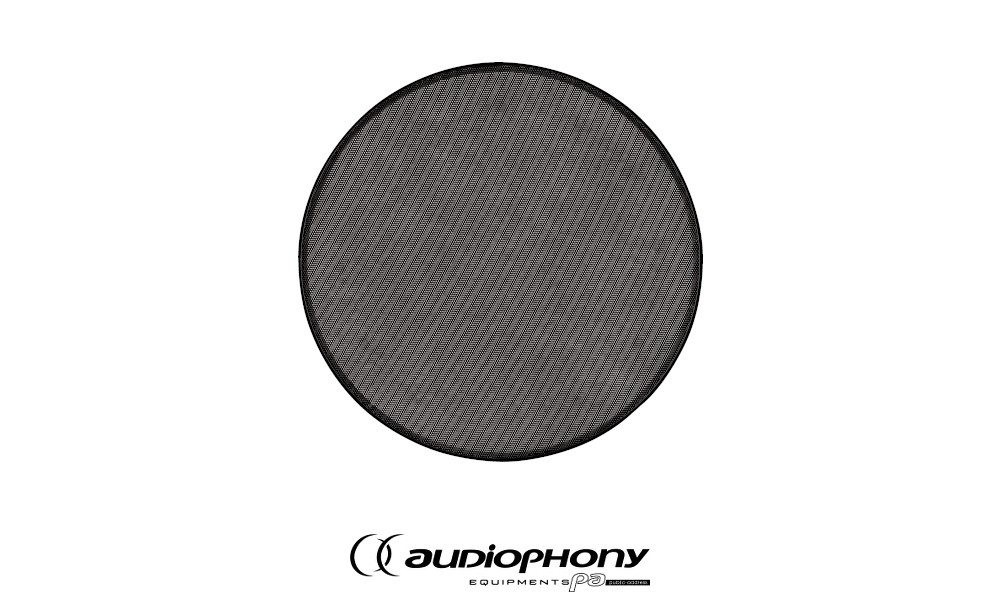 AUDIOPHONY CHP630GB Magnetischer Frontgrill schwarz für CHP630 Lautsprecher