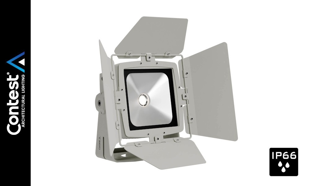 CONTEST VCOB-60DW Weitwinkel Architektural-Aussenstrahler IP66, Dynamic White