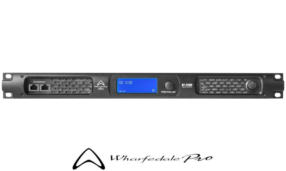 WHARFEDALE PRO DP-2200F MK1 2-Kanal Digitalendstufe DSP, FIR, Hi/LO-Z, 2 x 4760W RMS/2Ω