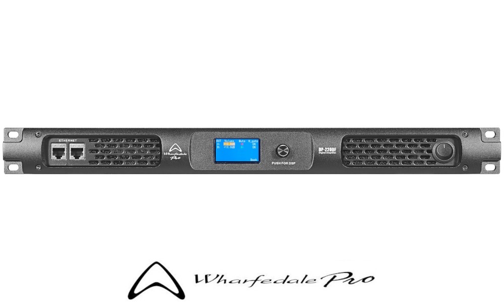 WHARFEDALE PRO DP-2200F MK2 2-Kanal Digitalendstufe DSP, FIR, Hi/LO-Z, 2 x 4760W RMS/2Ω