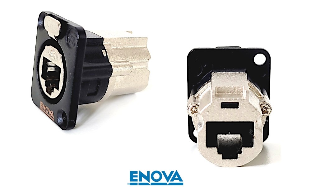 ENOVA RJ18FB-C6F Einbau-Steckverbinder RJ45/Cat6A