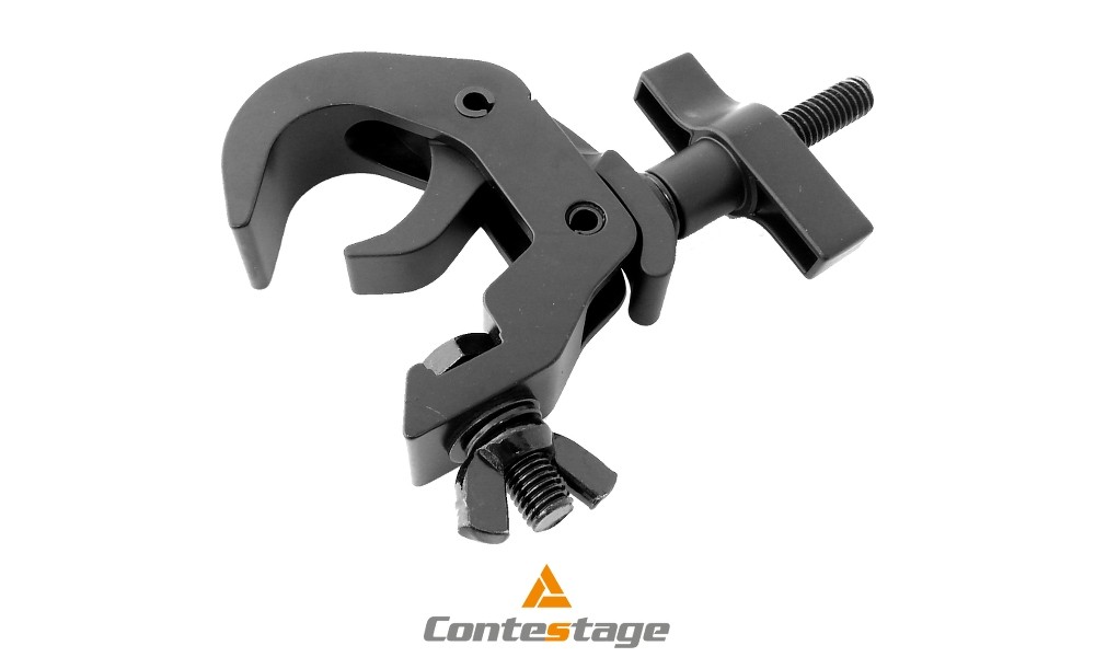 BRITEQ FASTCLAMP V2 BLK C-Clamp/Klemme Ø 48-51mm, Farbe SCHWARZ