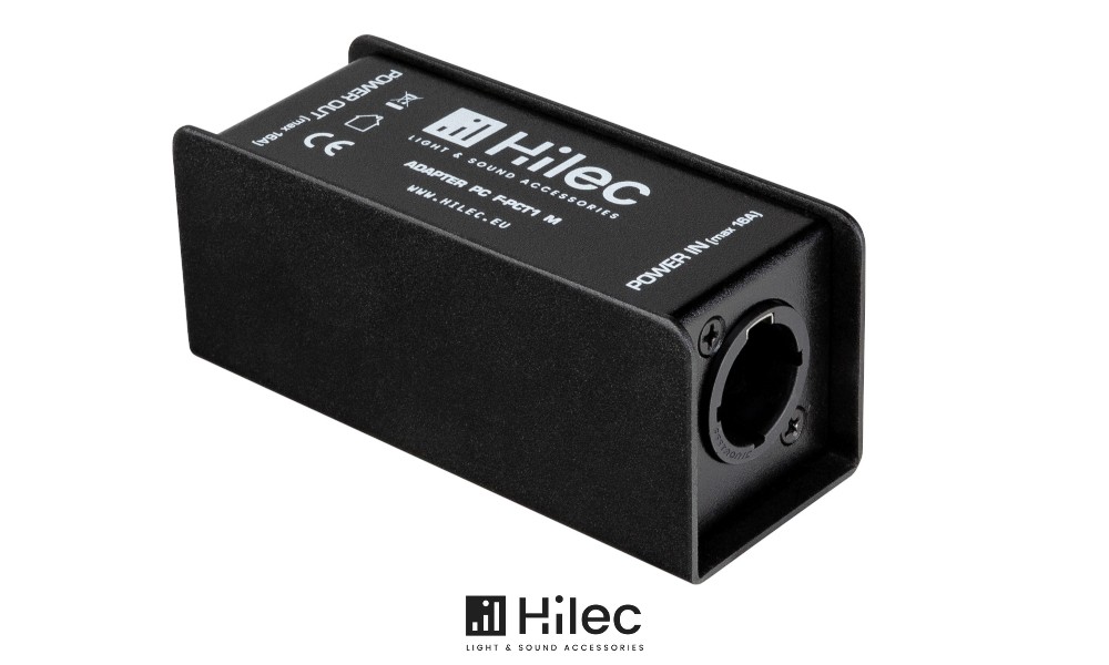 HILEC ADAPTER PCF - PCT1M Adapter TRUE1M männlich zu POWERCON-F weiblich