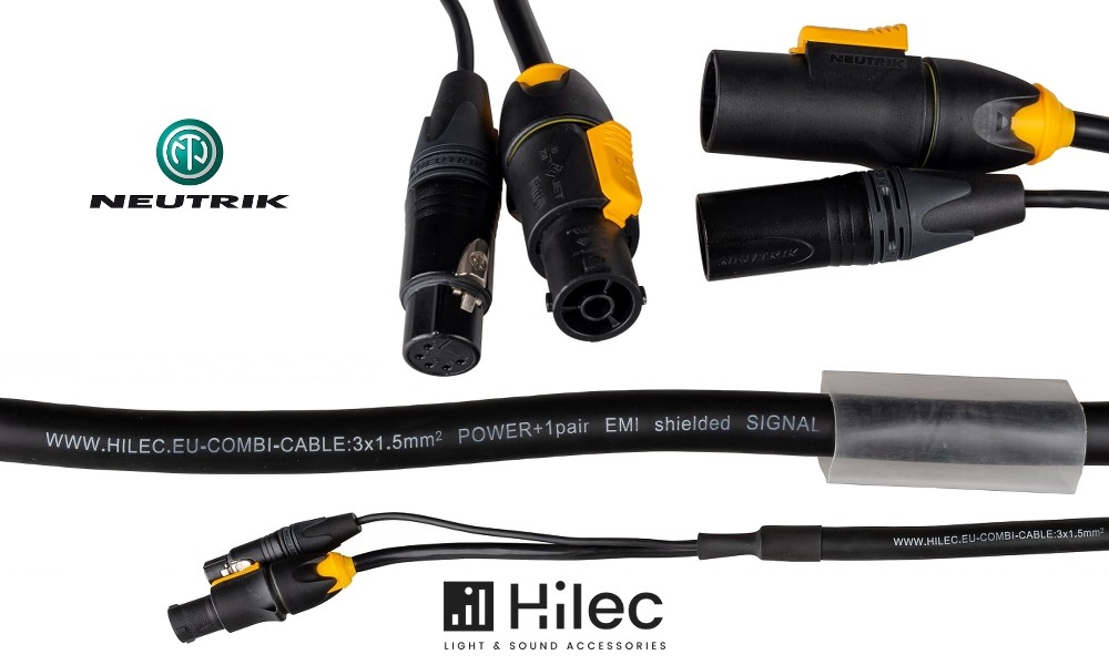 HILEC Combi/Hybridkabel mit NEUTRIK® TRUE1/XLR 5-Pol