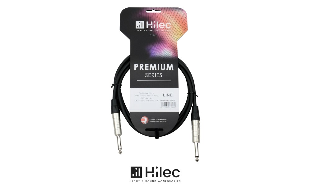 HILEC PREMIUM SERIE Audiokabel Mono Jack 6.3mm - Mono Jack 6.3mm