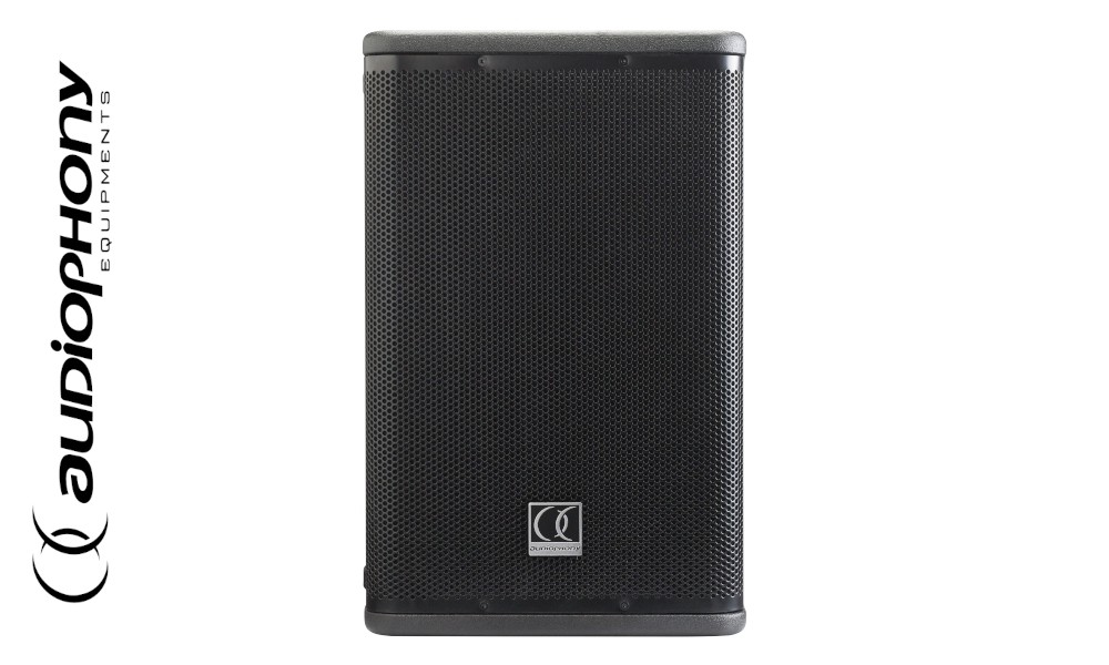 AUDIOPHONY iLINESUB12Ab Aktiv Subbass 700W+700W RMS, 2-Kanal DSP-Prozessor, schwarz