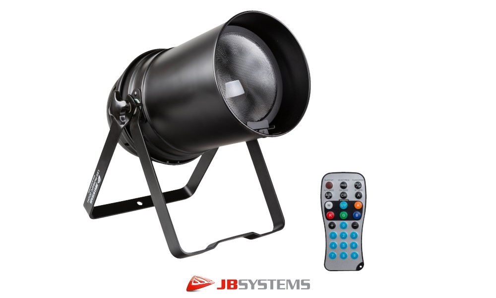 JB SYSTEMS LED PAR64FC ZOOM 150W COB-LED Projektor RGBL, Zoom 9-30°