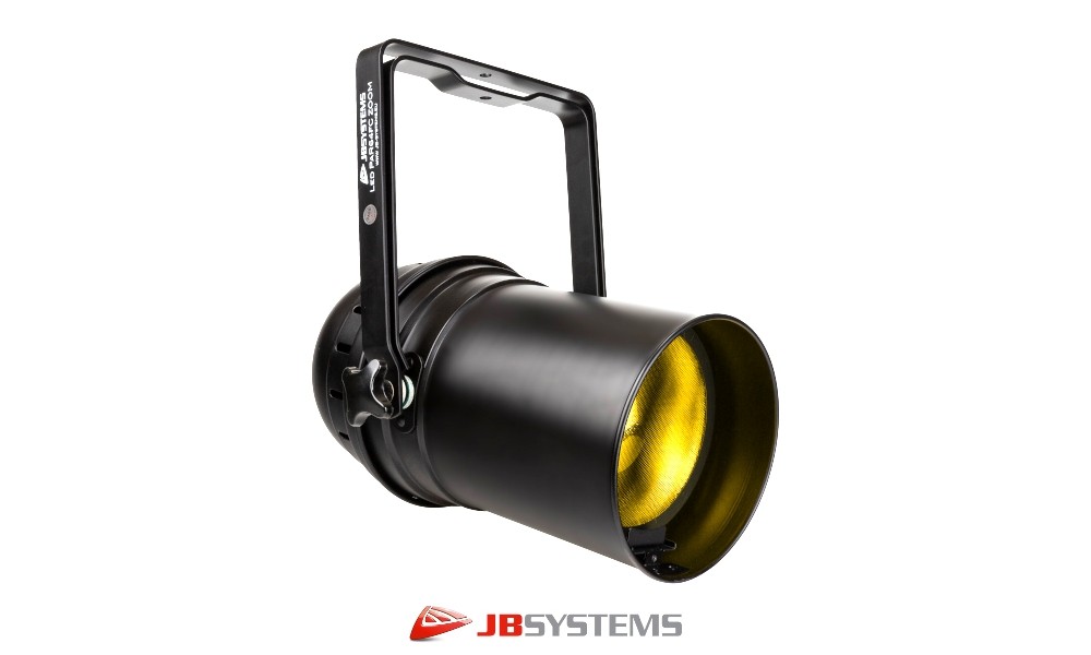 JB SYSTEMS LED PAR64FC ZOOM LED-Projektor 150W RGBL, DMX, 9°-30°, manual zoom