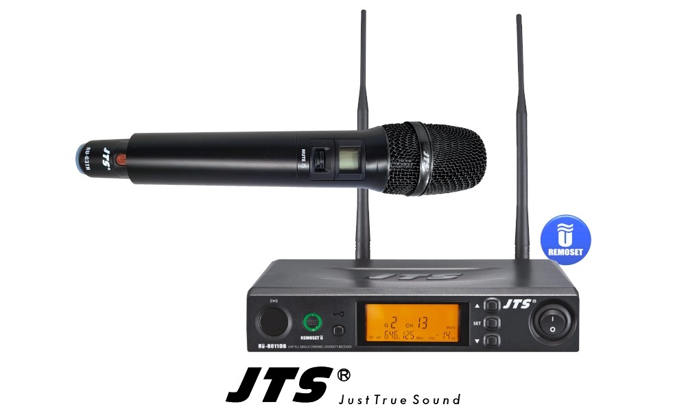 JTS RU8011-HM SET 1-Kanal UHF-System mit Handmikrofon