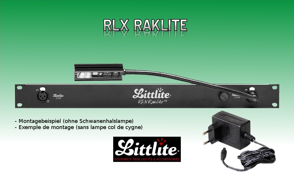 LITTLITE RAKLITE RLX-E 19" Rackpanel mit Dimmer und Netzteil