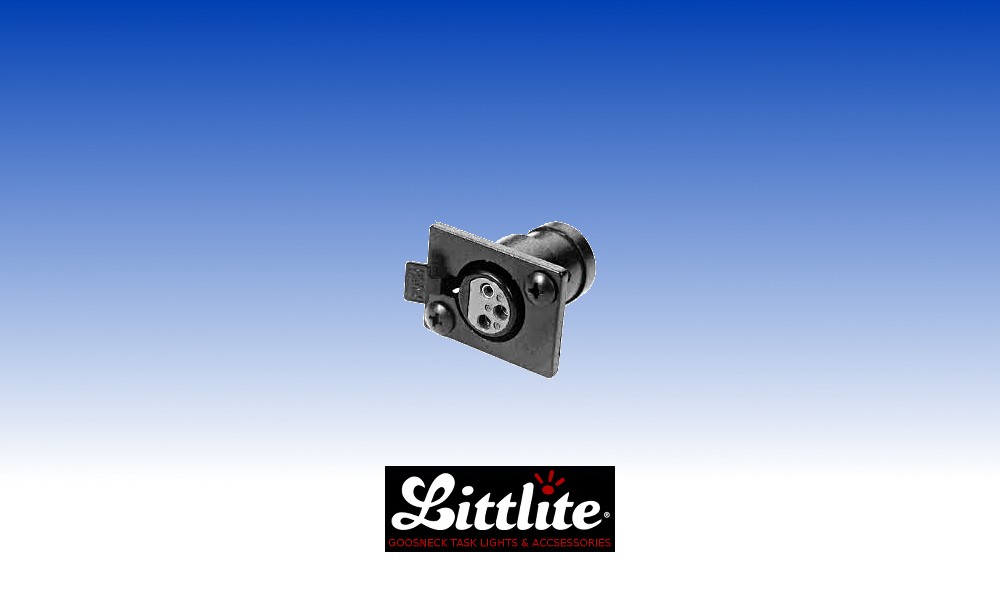 LITTLITE XLR-PS3 Einbaubuchse schwarz