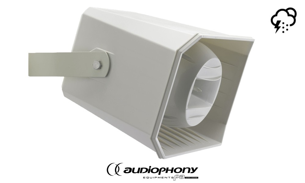 AUDIOPHONY PHP650 Wetterfester Soundprojektor 50W, 100V, 8 Ohm, IP66