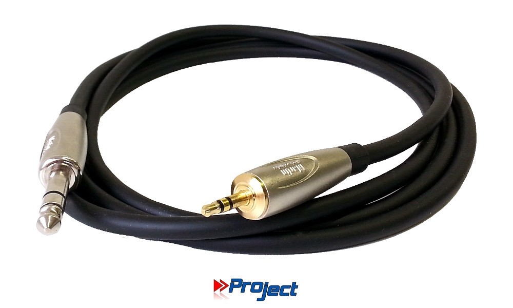 PROJECT Stereo Jack 6.3mm - Mini Jack 3.5mm - 2m