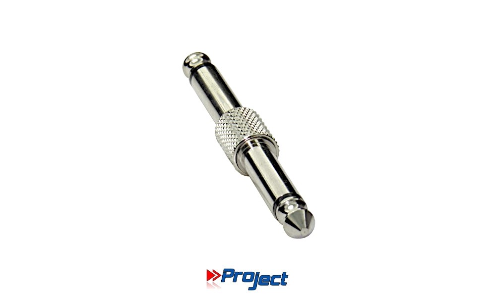 PROJECT Adapter Mono Jack - Mono Jack, 6.3mm, gerade