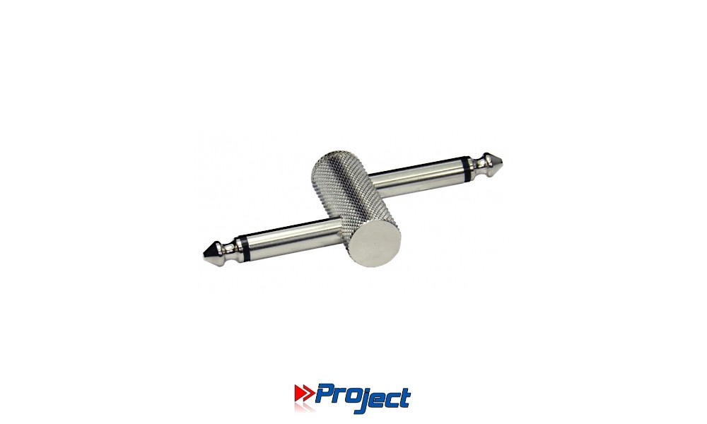 PROJECT Adapter Mono Jack - Mono Jack, 6.3mm, versetzt