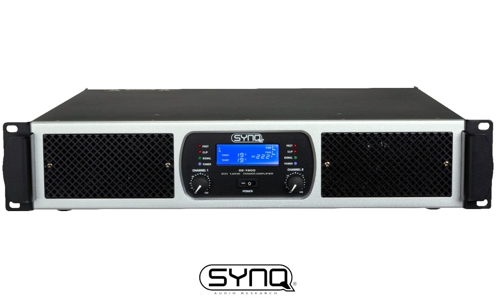 SYNQ SE-1800 2-Kanal Digital-Endstufe 2 x 900W RMS