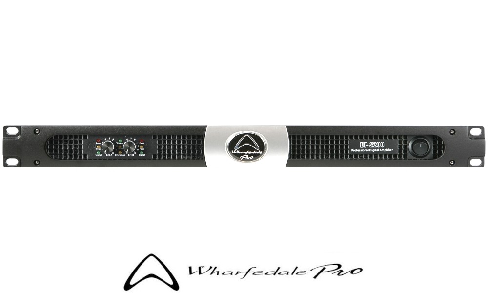 WHARFEDALE PRO DP-2200 2-Kanal Digitalendstufe, HI/LO-Z, 2 x 4760W RMS/2Ω