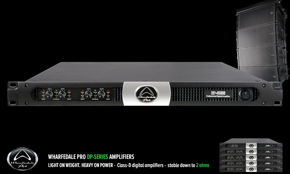 WHARFEDALE PRO DP-4035 4-Kanal Digital-Endstufe 4 x 1010W RMS/2Ω