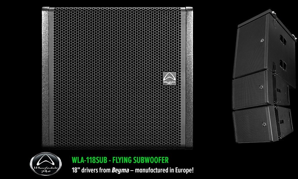WHARFEDALE PRO WLA-118SUB Passiv 18" Subbass 1600W RMS/6400W Peak