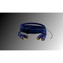 PROJECT Phono-Audiokabel 4 x Cinch mit Erdung - 3m