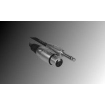 PROJECT Mikrofon/Audio-Kabel XLR/F-Monojack 10m