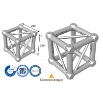 CONTESTAGE AGCUB290 Box-Corner zu QUA-290/QUATRO Serie, Farbe ALU