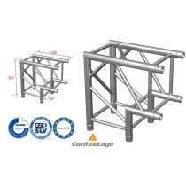 CONTESTAGE AGQUA-02 Winkel 90° - 2 Directions, Farbe ALU