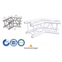 CONTESTAGE AGQUA-03W Winkel 120° - 2 Directions, Farbe WEISS