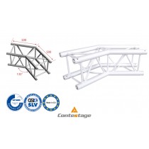 CONTESTAGE AGQUA-04W Winkel 135°- 2 Directions, Farbe WEISS
